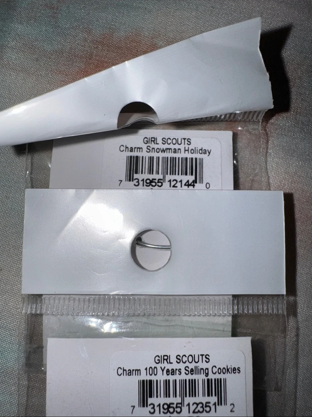 Charm It Bracelet Girl Scouts Charms 100 Years Selling Cookies Snowman Key Ring